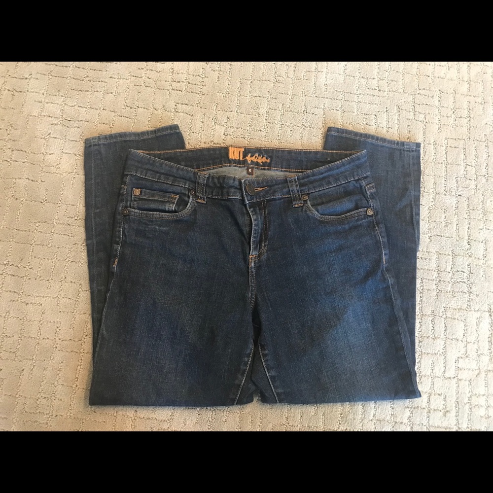 Kut from the Kloth Skinny Cropped Denim Jeans 6